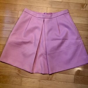 J.Crew Lilac A-line Skirt with Split Front Pleat